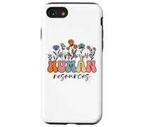 Human Resources Wildflowers, Vintage Retro Floral HR Carcasa para iPhone SE (2020) / 7 / 8