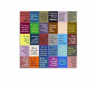 Human Rights Educational Poster - Universal Declaration of 30 Fundamental Rights, Motivational Print for Home & Office(Unframed,12x18inch(30x45cm))