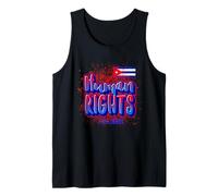 Human Rights For Cubans SOS Cuba Bandera Cubana Camiseta sin Mangas