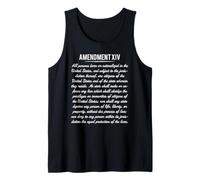 Human Rights Naturalized Born Citizens Pro 14th Amendment Camiseta sin Mangas