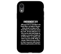 Human Rights Naturalized Born Citizens Pro 14th Amendment Carcasa para iPhone XR