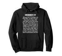 Human Rights Naturalized Born Citizens Pro 14th Amendment Sudadera con Capucha