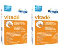 Humana Baby Vitadé Vitamina D y DHA para Niños 2x15 ml