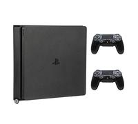 HumanCentric Soporte PS4 para PS4 Slim + 2 Soportes para Mando, Montaje en la Pared o en la Parte Posterior del televisor