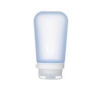 Humangear GoToob+ - Botella de Viaje con Tapa de Bloqueo, 100 ml, Color Azul