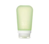 Humangear GoToob+ - Botella de Viaje Grande de 100 ml con Tapa de Bloqueo, Color Verde
