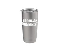 Humanista Secular - Humanismo Ciencia - Razón Ateísmo Vaso térmico de acero inoxidable de doble pared