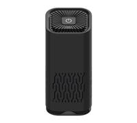 Humanitypd Purificador de aire de Coche Ionizador Purificador Portátil para, Vehículos, Trabajo y Viajes Limpia el Aire del Polvo, Negro Ahumado