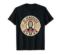 Humano Generado por IA Verificado Autentico Original Camiseta