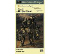 Humanoid Unmanned Grosser Hund HA64005 1:20 Plástico Modelo Kit Hasegawa