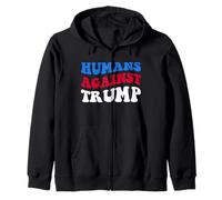 Humanos contra Trump Demócratas Elecciones 2024 Anti-Trump Sudadera con Capucha