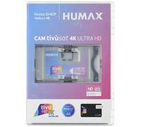 Humax - CAM Tivùsat 4K Ultra HD con Interfaz Ci+ECP, Tarjeta incluida, Compatible con Dispositivos Ci