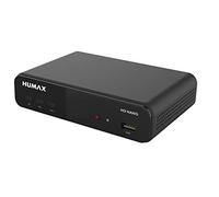 Humax Digital HD Nano Receptor Satélite Digital HD 1080P HDTV con Fuente de alimentación 12V Camping - Astra preinstalado - HDMI, euroconector DVB-S/S2, sin Cable HDMI
