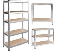 Humberg 4850 - Estantería para Cargas Pesadas con 5 estantes de MDF 205 x 120 x 45 cm
