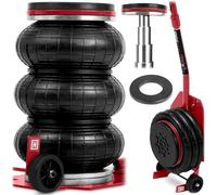 Humberg Gato hidráulico neumático de muñeco de Nieve - elevación rápida y Segura - para SUV y Furgonetas - Capacidad de Carga de 3,5 t - Altura 150-400 mm