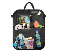 Humberg Organizador de asiento de coche - Organizador de asiento trasero - Asiento trasero para bandeja - con mesa plegable - Protección trasera para niños - 61 x 47 cm