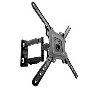 Humberg Soporte de Pared para televisores de 17 a 56 Pulgadas, Doble Brazo, inclinable, Giratorio, 180° a 35 kg