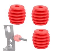 HUMBIG 3 Estabilizadores de Cuerda para Arco de Tiro con Arco, Amortiguadores de Goma para Arco, Silenciadores para Tiro con Arco, para Caza Tiro al Blanco y Actividades al Aire Libre(Red)