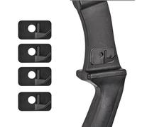 HUMBIG 4PCS Reposaflechas de Plástico con Adhesivo para Arco Recurvo Caza Tiro con Arco Zurdo Diestro(L)