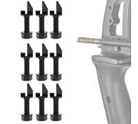 HUMBIG Soportes para Flechas para Arco Reflejado y Arco de Tracción Directa, 9 Piezas de Reemplazo con Tornillo, Accesorios Prácticos de Tir a l'Arc para un Tir Estable