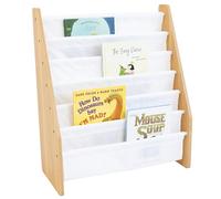 Humble Crew estantería Infantil 6 Niveles Natural/Blanco: Organiza Libros, diseño Elegante, Segura, inspira Lectura, Montaje rápido, Ideal niños