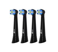 Humble Earth - Cabezales de cepillo de repuesto compatibles con cepillo de dientes Oral-B iO Series 2-10, cerdas suaves (negro, paquete de 4)