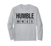 Humble Genius Shirt,Humble Genius Tshirt,Funny Humble Genius Manga Larga