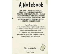 Humble Notebook: Big Ideas, Bold Quotes & a Bit of Magic - Your Daily Dose of Motivation To Accompany Your Notes in Hardcover. [6" x 9", 200 pages]