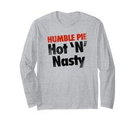 Humble Pie Hot N Nasty Logo Rojo y Negro Manga Larga