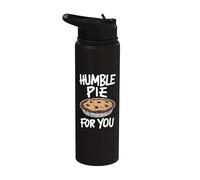 Humble Pie Para Ti - Divertido Juego de palabras Stainless Steel Insulated Water Bottle
