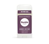 Humble todo desodorante natural, aluminio y paraben, Cruelty Free hombres y mujeres desodorante Esencial de lavanda y albahaca santa 1 paquete
