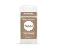Humble todo desodorante natural, aluminio y paraben, Cruelty Free hombres y mujeres desodorante sin aroma 1 paquete
