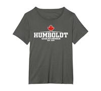 Humboldt Canada Camiseta, Mujer Tallas Grandes, Asfalto, 4XL Grande