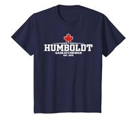 Humboldt Canada Camiseta, Niños, Azul Marino, 12 años