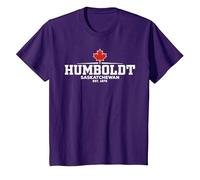 Humboldt Canada Camiseta, Niños, Morado, 12 años