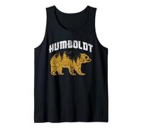 Humboldt County California Bear Mountain Al Aire Libre Grunge Camiseta sin Mangas