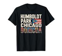 Humboldt Park Chicago Boricua Pride Medio Oeste Puertorriqueño Camiseta
