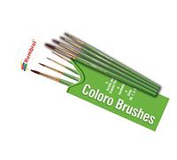 Humbrol - Pack pinceles Coloro 00, 1, 4, 8 (Hornby AG4050) , color/modelo surtido