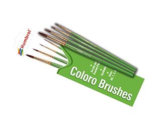 Humbrol - Pack pinceles Coloro 00, 1, 4, 8 (Hornby AG4050) , color/modelo surtido