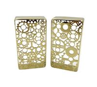 Humbucker - Carcasa de metal profesional para guitarra eléctrica, tapa de pastilla de guitarra, accesorios de latón con textura de latón, pieza de repuesto de latón