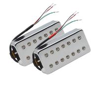 Humbucker de guitarra de 7 cuerdas, pastilla cromada, tornillo ranurado, división de bobina para guitarra eléctrica Juego De Pastillas Para Guitarra Eléctrica (Color : One set)