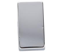 Humbucker Pick-up - Tapa impermeable para guitarras eléctricas (cobre, placa cromada, 19 mm)