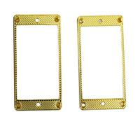 Humbucker Pickup Frame | Metal Bridge & Neck Pickup Cover for Guitar | 2PCS Replacement Mounting Rings | Improve Sound Quality & Guitar Appearance