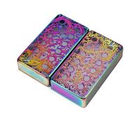 Humbucker profesional carcasa de metal para guitarra eléctrica, tapa para pastilla de guitarra, accesorios Humbucker con textura de latón