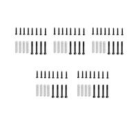 Humbucker - Tornillos para pastilla, resortes, montaje envolvente, piezas de guitarra de montaje negro