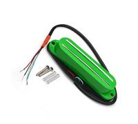Humco Pickup Mini Dual Track 9K Para Reemplazo De Guitarra Eléctrica Disponible En Varios Colores Puente de guitarra eléctrica pastilla eléctrica(Green)