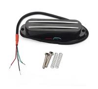 Humco Pickup Mini Dual Track 9K Para Reemplazo De Guitarra Eléctrica Disponible En Varios Colores Puente de guitarra eléctrica pastilla eléctrica(Black)