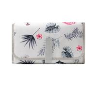 Humdcdy Cambiador de pañales | Cambiador de pañales impermeable | Accesorios de viaje plegables con bolsillo para toallitas para cochecito, niño, niña, padres, guardería, guardería, hospital, avión