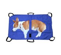 Humdcdy Camilla de transporte para perros, camilla de transporte para animales, diseño plegable multifuncional, herramienta de rescate de transferencia de mascotas con correa de seguridad para