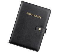 Humdcdy Libro de puntuación de golf, cuaderno de puntuación de bolsillo, portátil al aire libre, suministros de club verde para torneos, campos de conducción fuera del campo